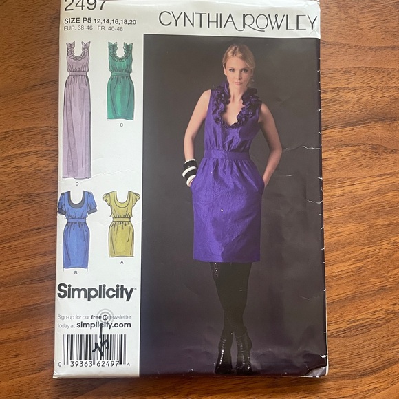 6 L/XL Uncut Sewing Patterns Women FF Lot - Picture 10 of 13